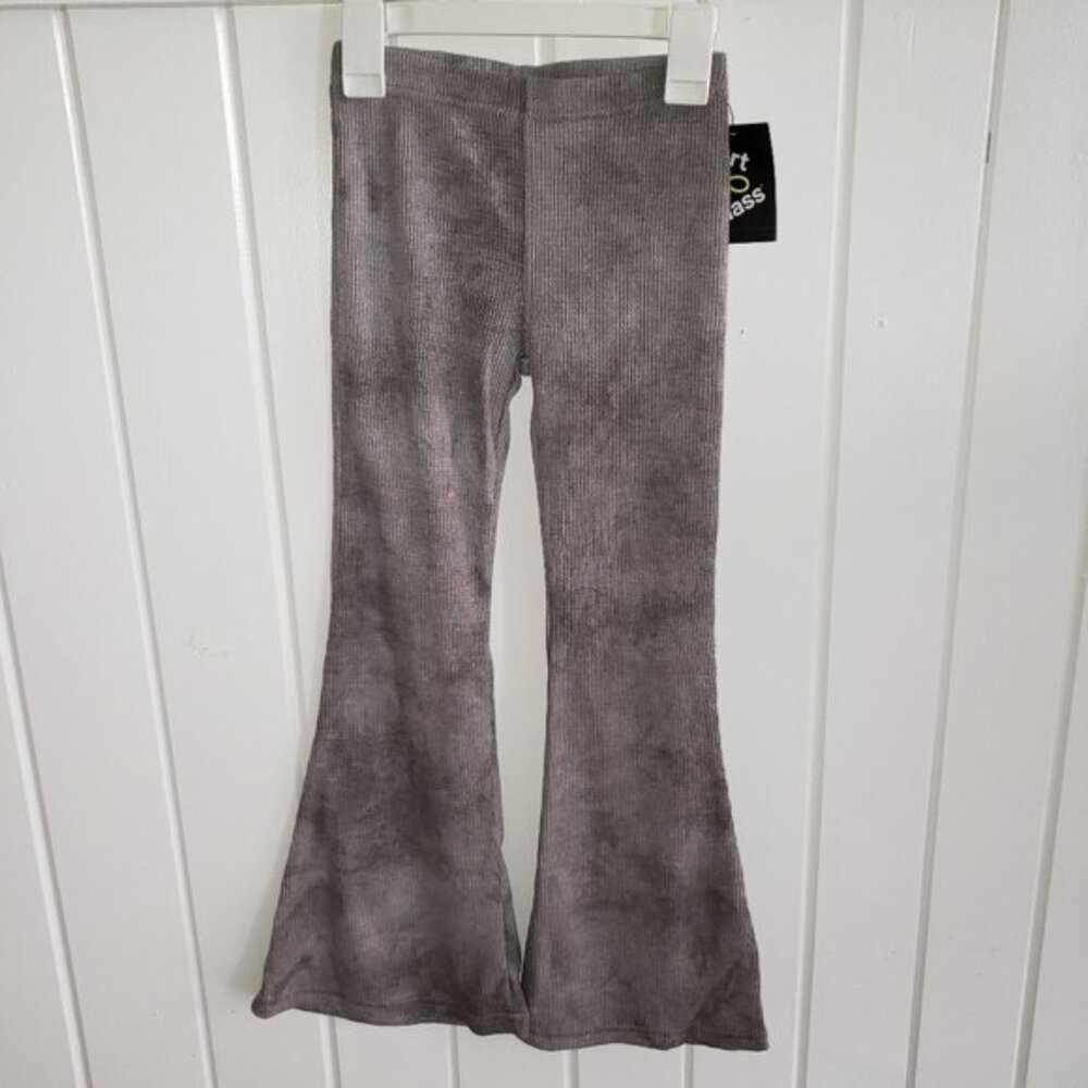 Girls Gray Thermal Pants